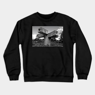 War Memorial in Bravsko, Bosnia Crewneck Sweatshirt